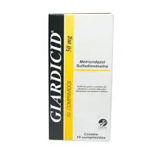 Giardicid 50mg para Cães e Gatos - Antibiótico
