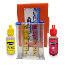KIT TESTE ANÁLISE DE PH E CLORO DA ÁGUA HIDROAZUL