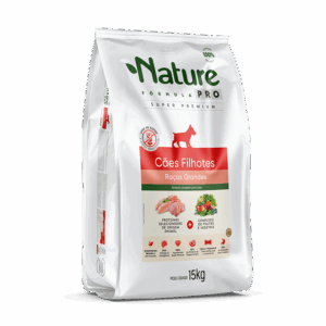 Ração Nature Fórmula Pró Cão Filhote médio e grande Super Premium 15kg