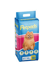 Petpads Tapete Higienico 80x60cm 30 uni