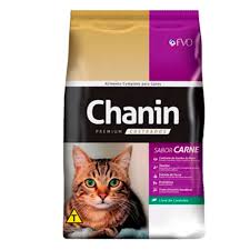 Ração Chanin Premium Gatos Castrados Carne 10kg