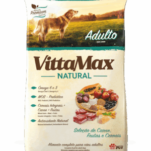 Ração Vittamax Natural Adulto 15 Kg