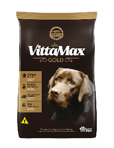 Ração Vittamax Premium Gold 15Kg Adulto Carne Frango E Arroz