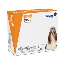 Vermífugo VermiCanis Plus 400mg para Cães de 5kg