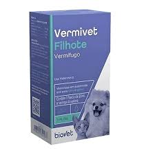 Vermífugo Vermivet Filhote para Cães e Gatos 20ml