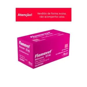 anti-inflamatorio Flamavet 0,5mg para Cães 10 comprimidos