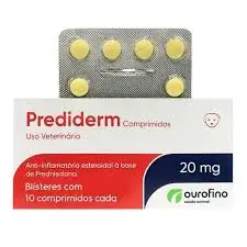 anti-inflamatório Prediderm 20mg 10 Comprimidos