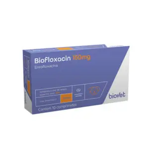 antibiotico Biofloxacin para Cães 150mg