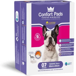 Tapetes Higiênicos Confort Pads 80X60Cm 7 Unidades