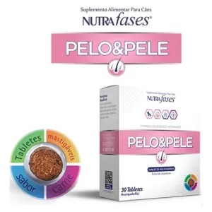 Nutrafases Pelo&pele Suplemento Para Cães - 30 Tabletes