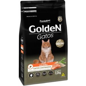 Ração Golden Gatos Castrados Salmão 10,1 kg