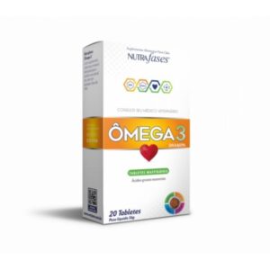 Suplemento Alimentar Nutrafases Ômega 3 para Cães - 20 Tabletes