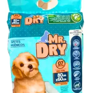 Tapete Higienico Mr Dry Com 7undades - Tamanho 80x60 Cm